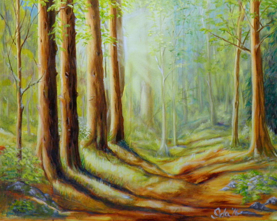 The Forests Spell Painting by Ida Eriksen