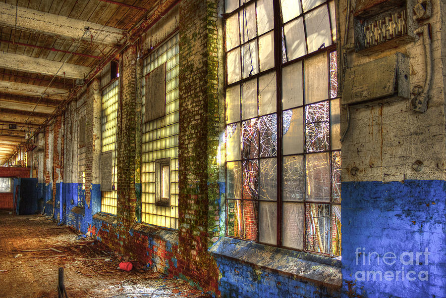 The Forgotten Wall Mary Leila Cotton Mill  Photograph by Reid Callaway