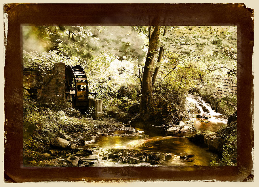 The Forgotten Watermill Wheel Photograph by Mal Bray