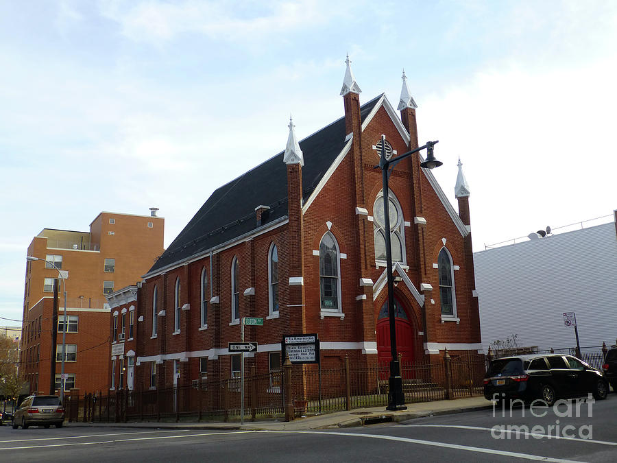 The Former Elton Ave German Methodist Episcopal Church  Now La Resurreccion United Methodist Photograph by Steven Spak