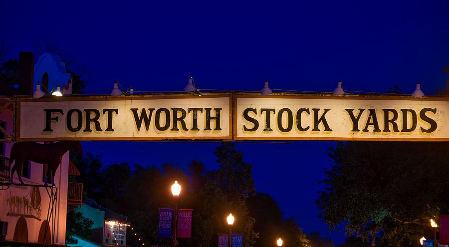 The Fort Worth Stockyards District Photograph by Mountain Dreams