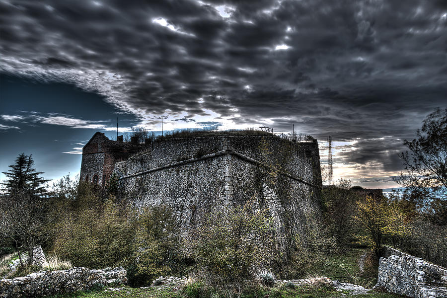The Fortress The Trees The Clouds Photograph by Enrico Pelos