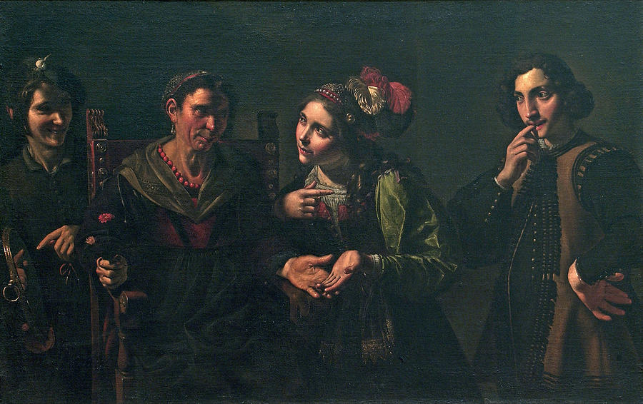 The Fortune Teller Painting by Pietro Paolini