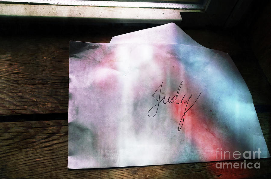 Judy Photograph - The Found Art Of Judy by Steven Digman Judy Photograph - The Found Art Of Judy by Steven Digman