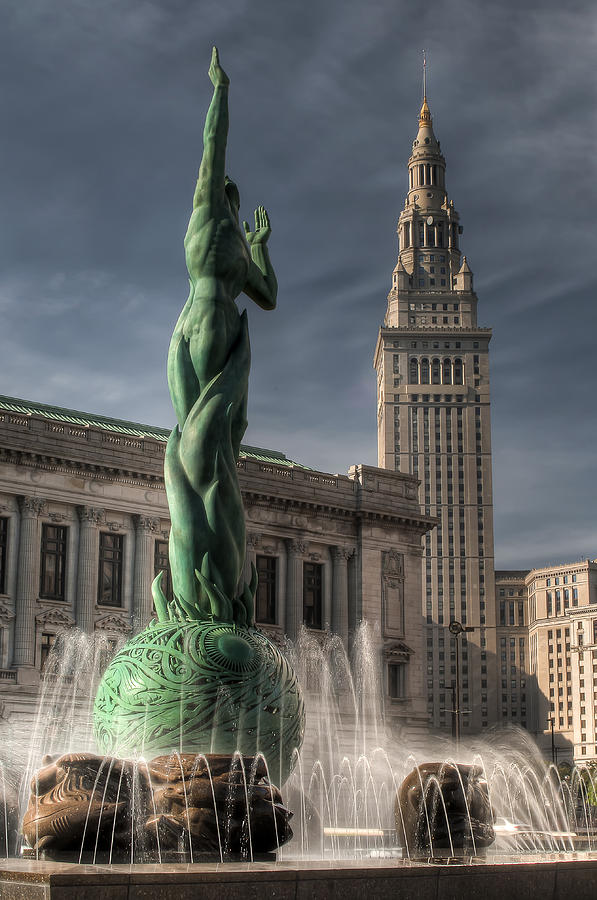 Cleveland Photograph - The Fountain of Eternal Life by At Lands End Photography