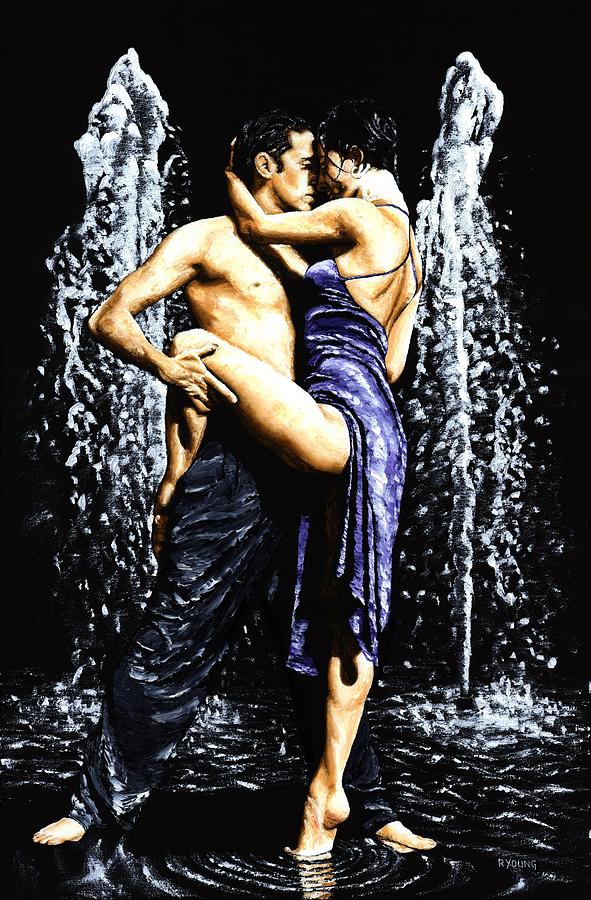 The Fountain of Tango Painting by Richard Young