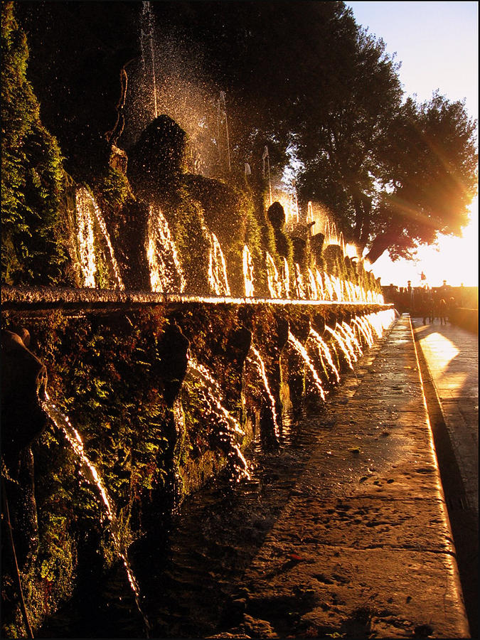 The fountains of Villa D'Este by Jessica Tabora The fountains of Villa D'Este by Jessica Tabora
