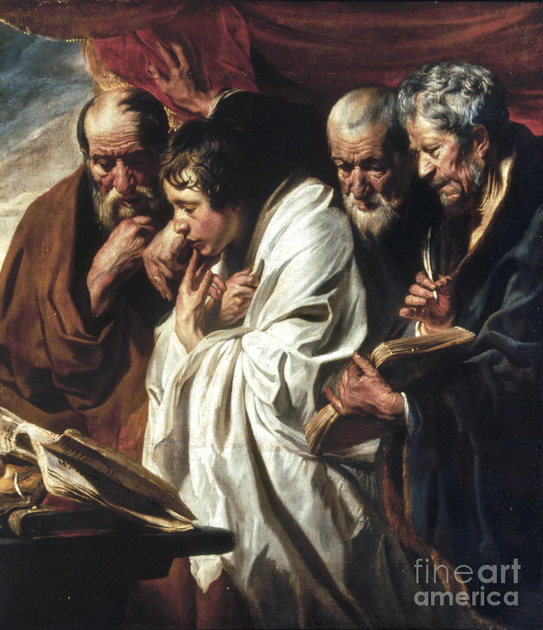 The Four Evangelists Painting by Granger