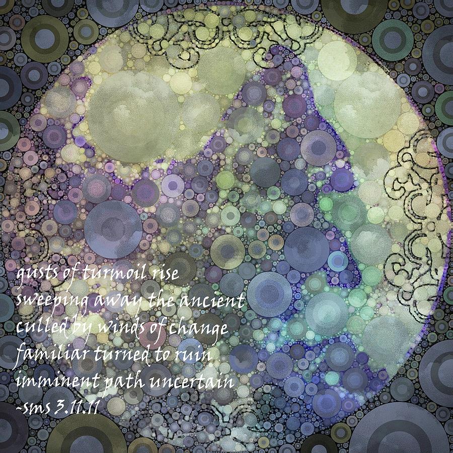 The Four Winds and Haiku Painting by Susan Maxwell Schmidt