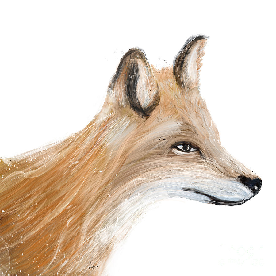 Fox Painting - The Fox by Bri Buckley