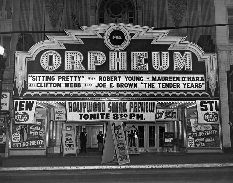 The Fox Orpheum Theater Photograph by Underwood Archives