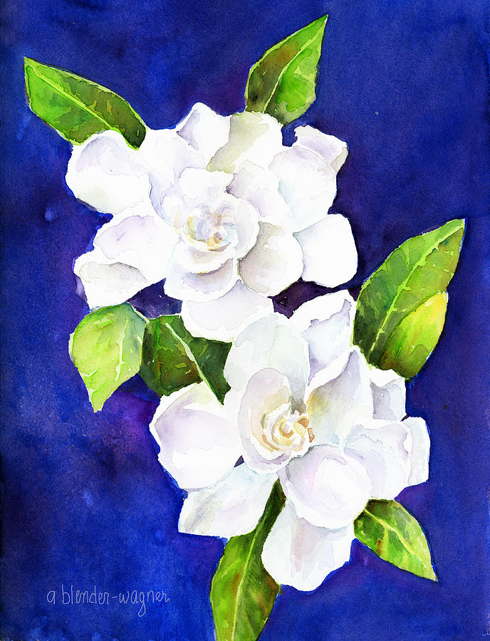 The Fragrant Gardenia Painting by Arline Wagner