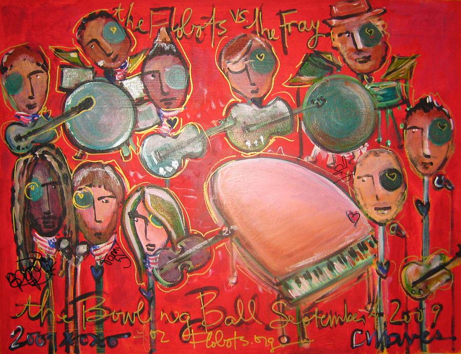 The Fray and the Flobots Painting by Laurie Maves ART