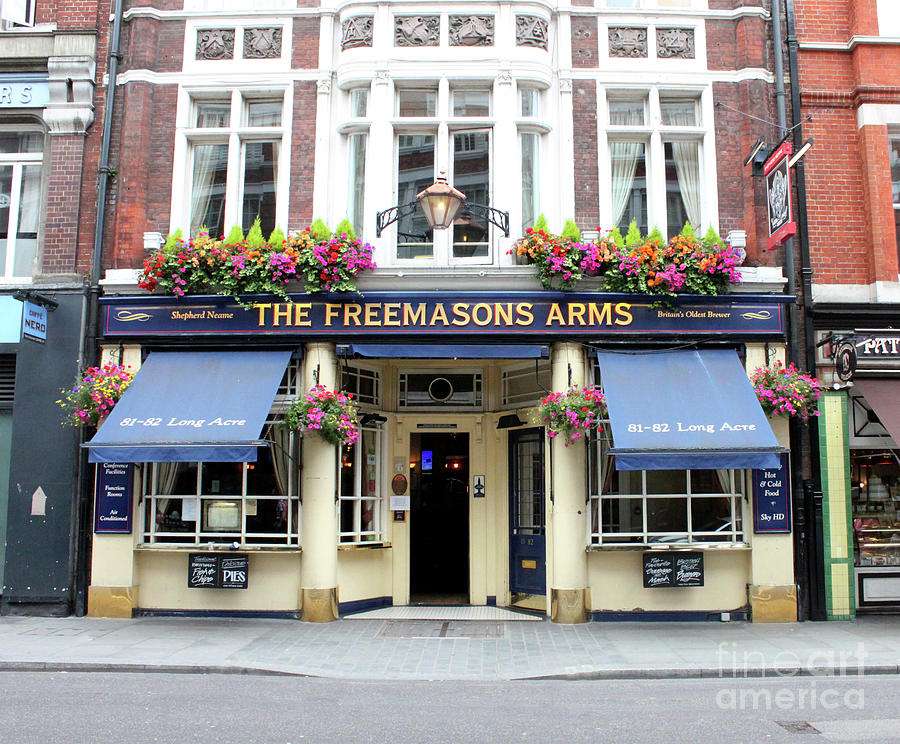The Freemasons Arms Pub - Doc Braham - All Rights Reserved. Photograph by Doc Braham