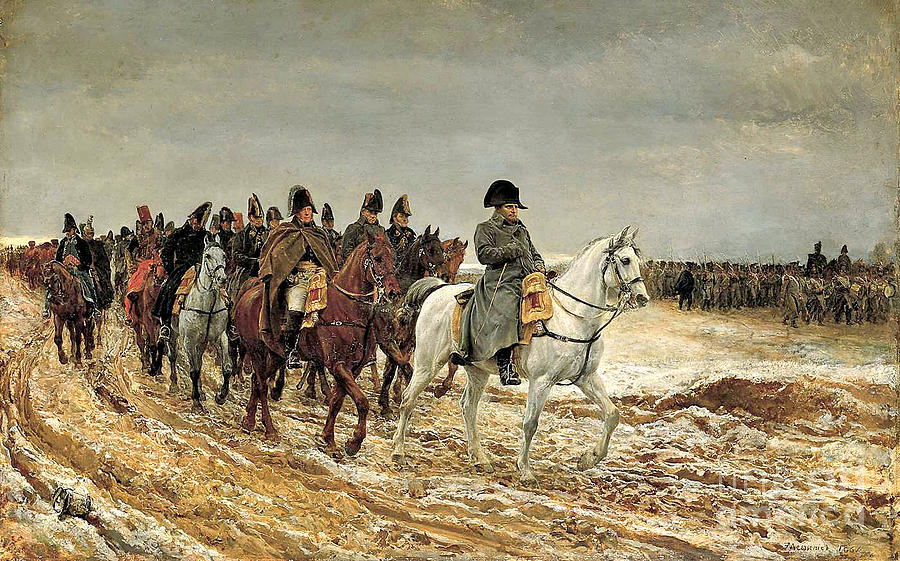 The French Campaign Painting by Celestial Images