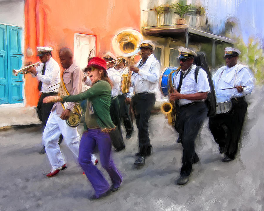 The French Quarter Shuffle Painting by Dominic Piperata