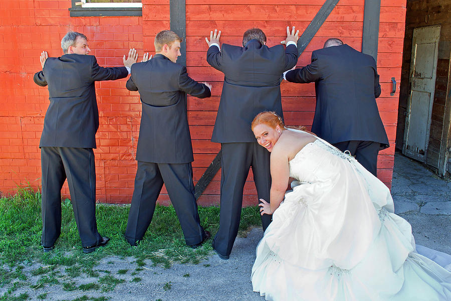The Frisky Bride Photograph by Keith Armstrong