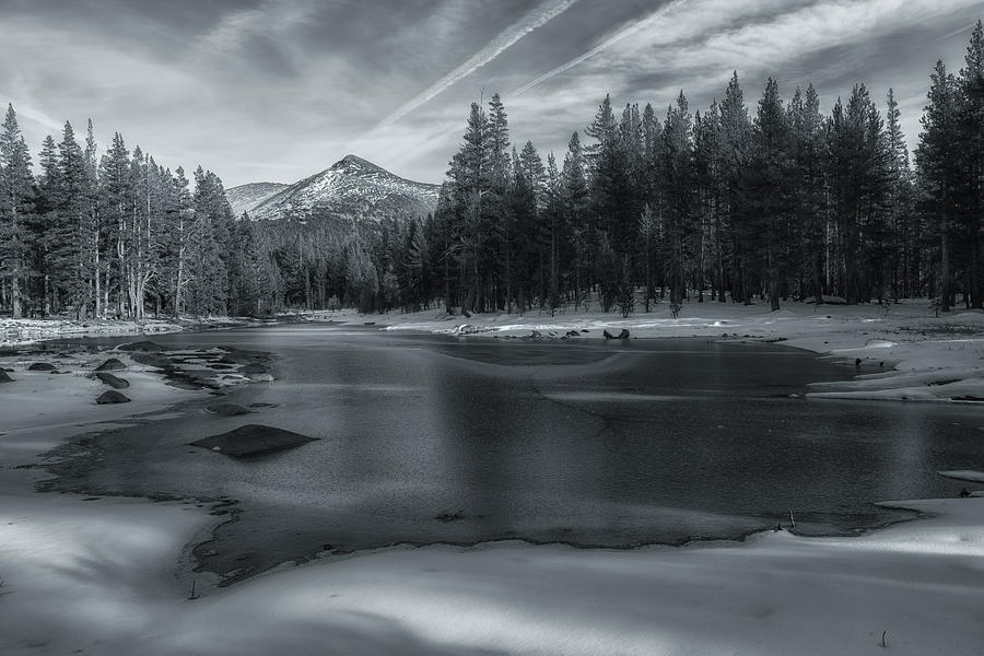 The Frozen Pond Photograph by Jonathan Nguyen | Fine Art America