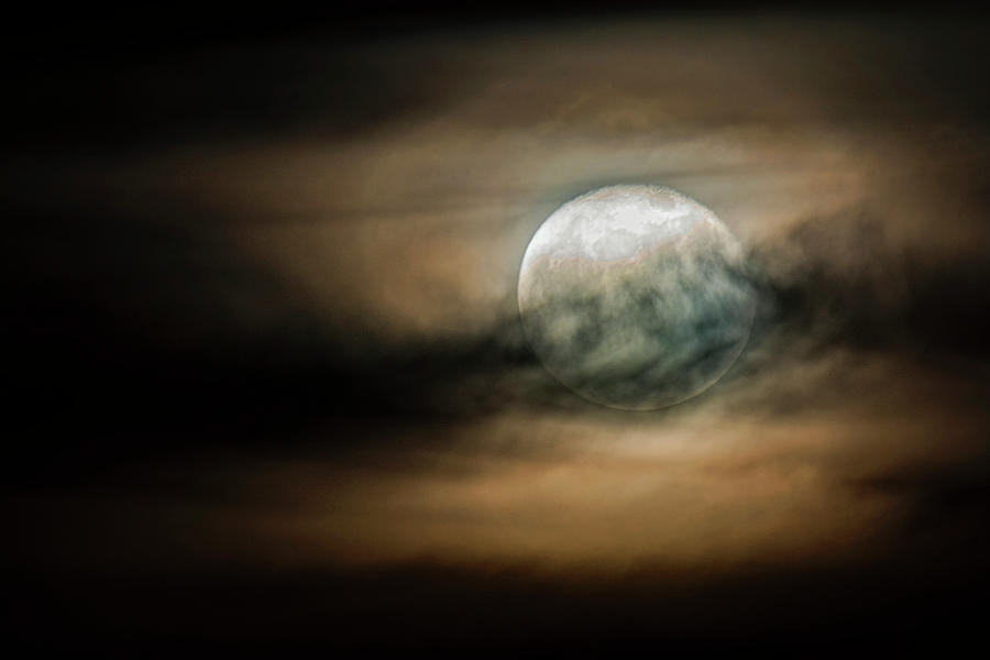 The Full Cold Moon  Photograph by Saija Lehtonen