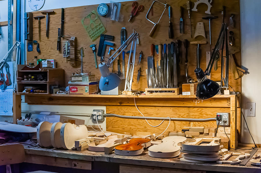 The Masters Workbench Photograph by Charles McCleanon
