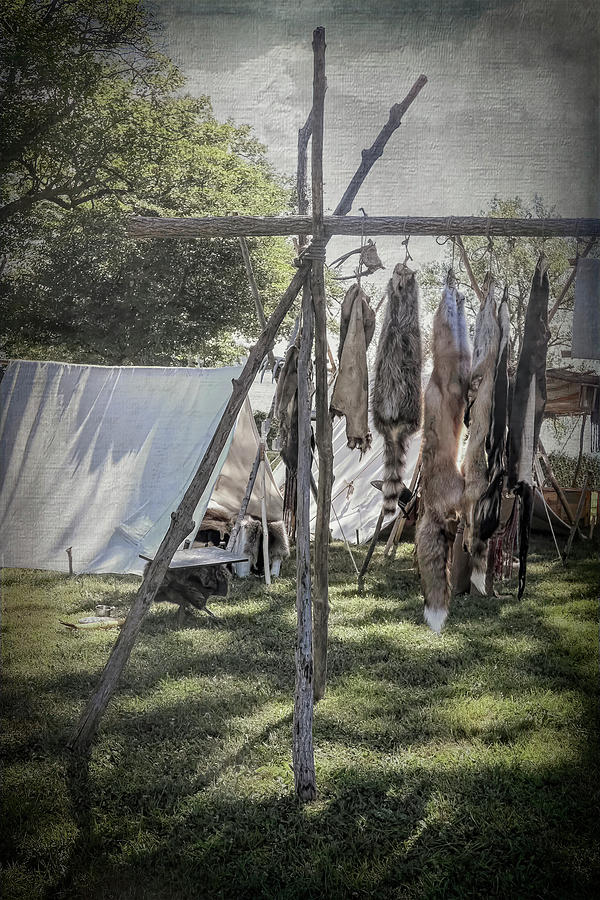 The Fur Traders Camp 1812 Photograph by Leslie Montgomery