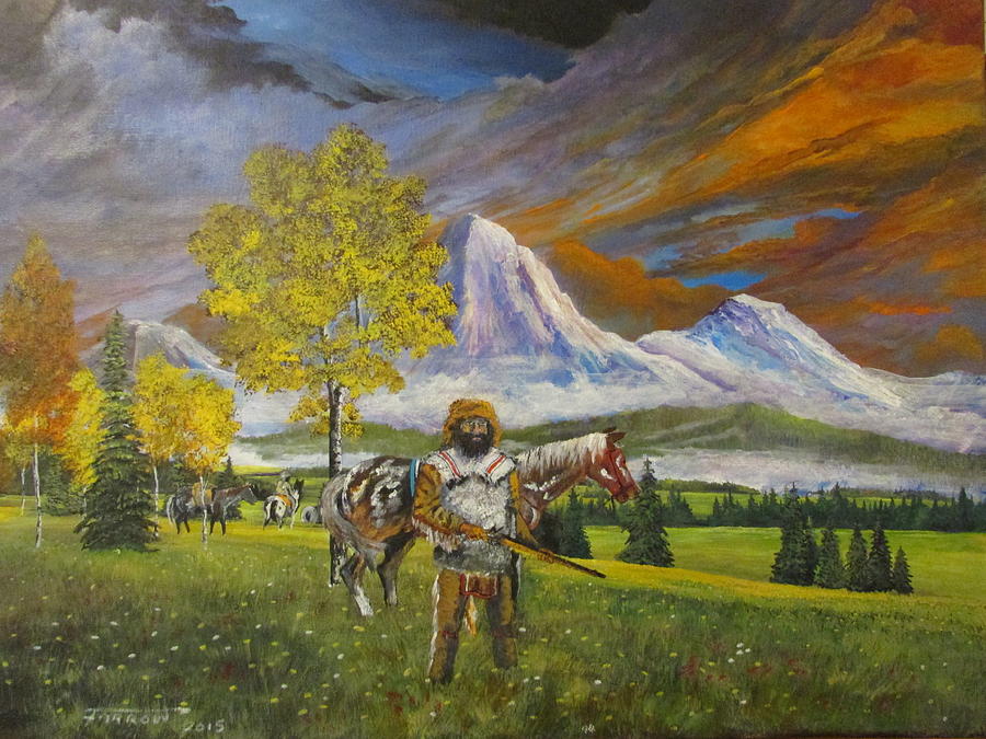 The Fur Trappers Painting by Dave Farrow
