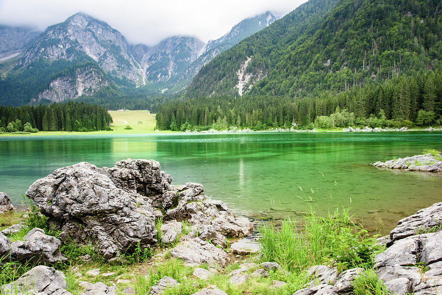 The Fusine Lakes. Two jewels of the Julian Alps. Photograph by Nicola ...