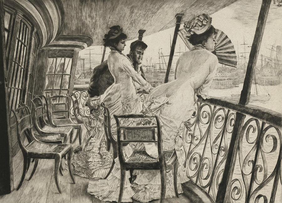 The Gallery of H.M.S. Calcutta Relief by James Tissot