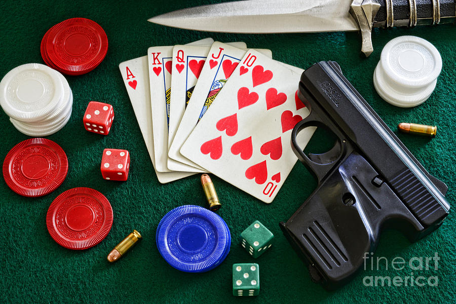 Dice Photograph - The Gambler by Paul Ward