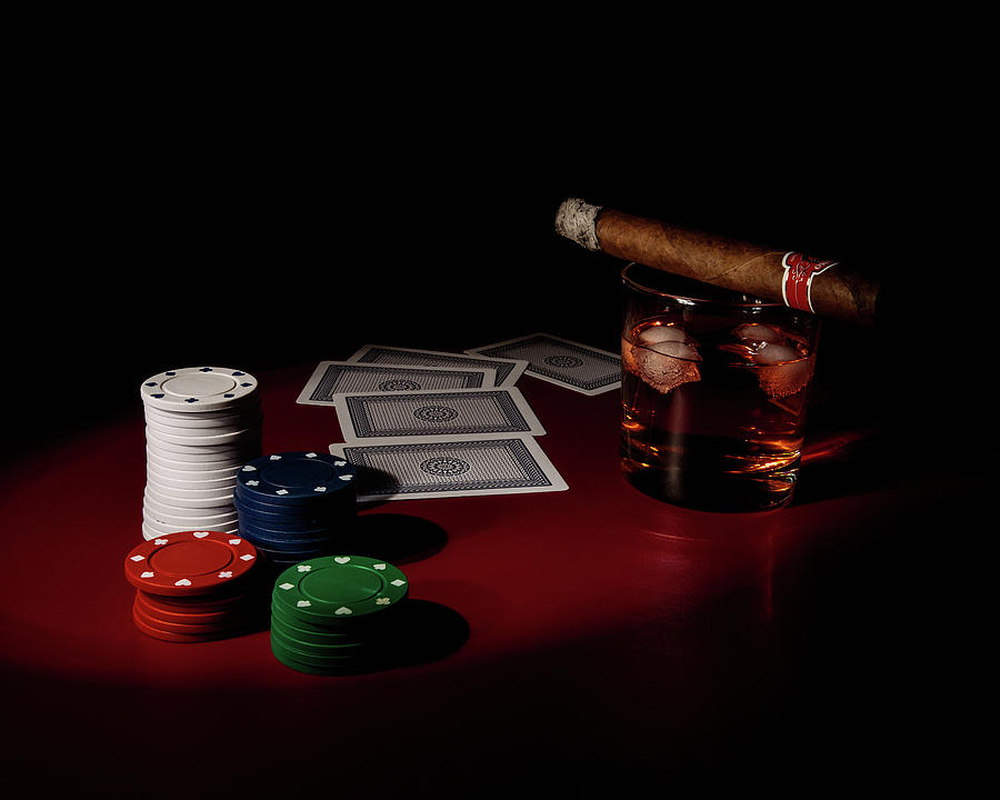 Cards Photograph - The Gambler by Tom Mc Nemar Cards Photograph - The Gambler by Tom Mc Nemar