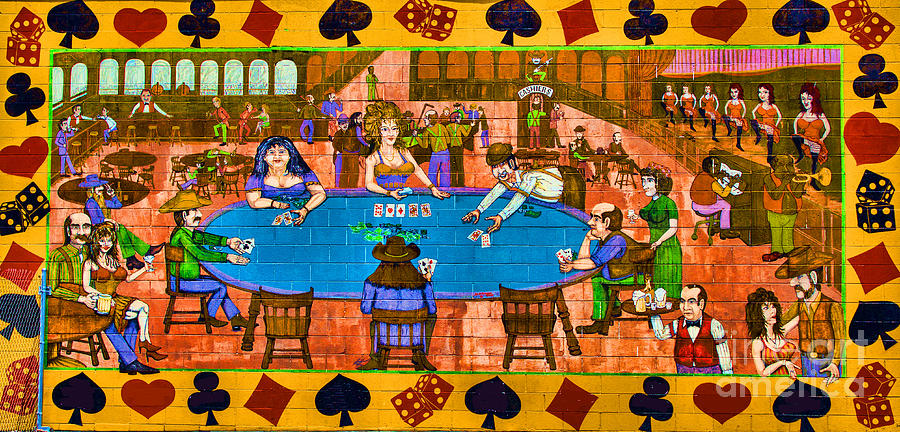 The Gambling hall Photograph by Steven Parker
