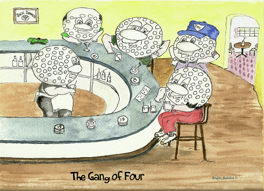 The Gang of Four Painting by Imagery-at- Work
