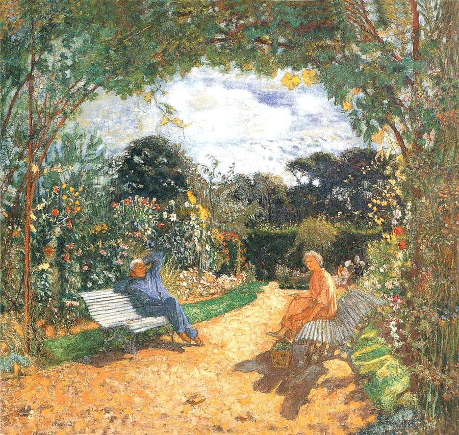 The Garden at Vaucresson Photograph by Edouard Vuillard