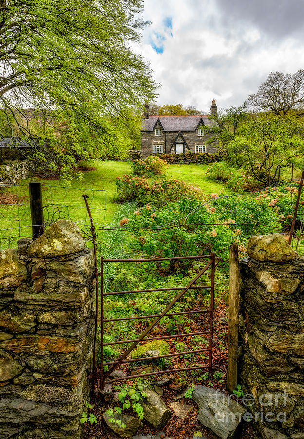 Architecture Photograph - The Garden Gate by Adrian Evans