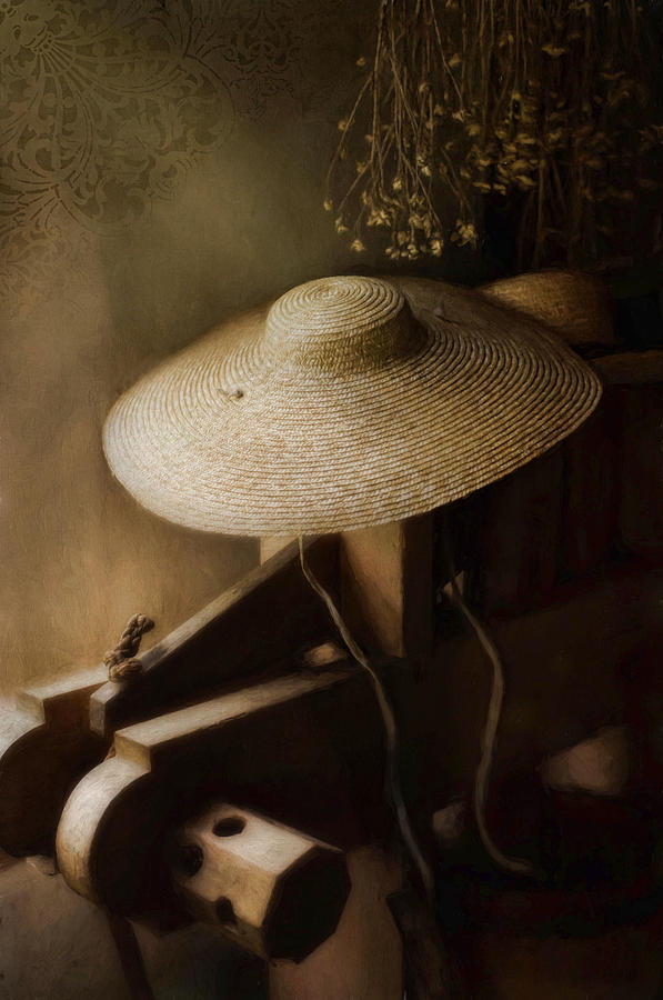 Still Life Photograph - The Garden Hat by Robin-Lee Vieira