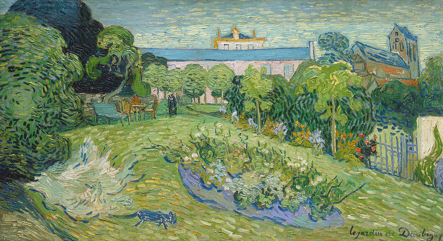 Vincent Van Gogh Painting - The Garden of Daubigny by Vincent van Gogh