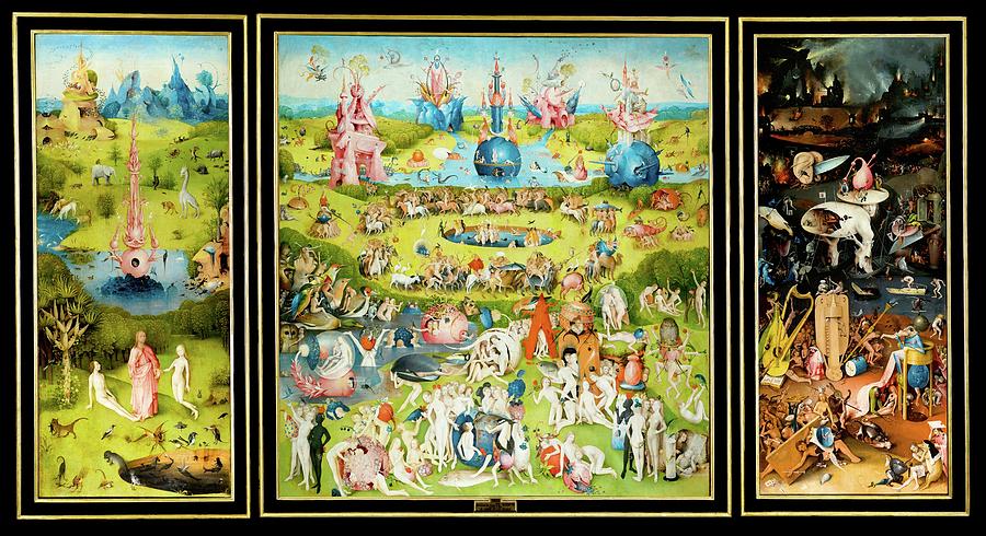 The Garden Of Earthly Delights Painting By Movie Poster Prints