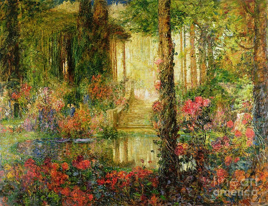 Magic Painting - The Garden of Enchantment by Thomas Edwin Mostyn