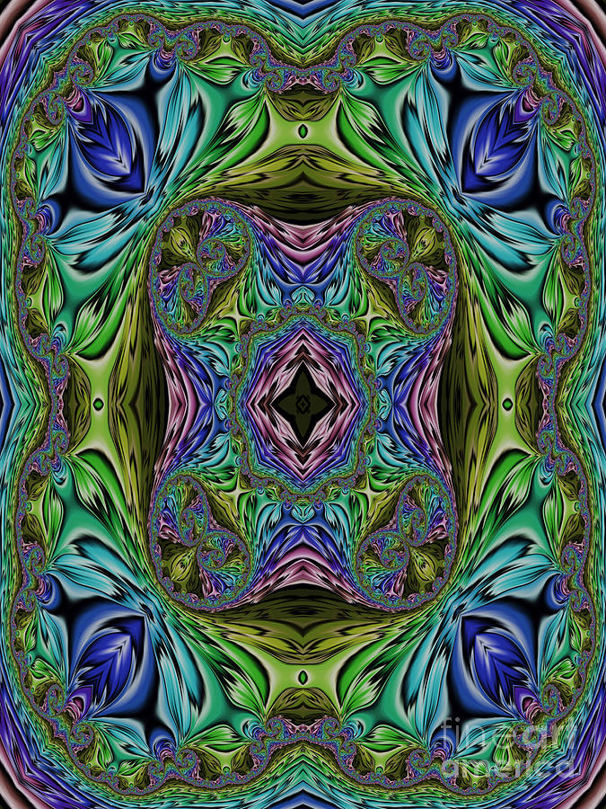 Abstract Digital Art - The Garden of Infinite Possibilities by John Edwards