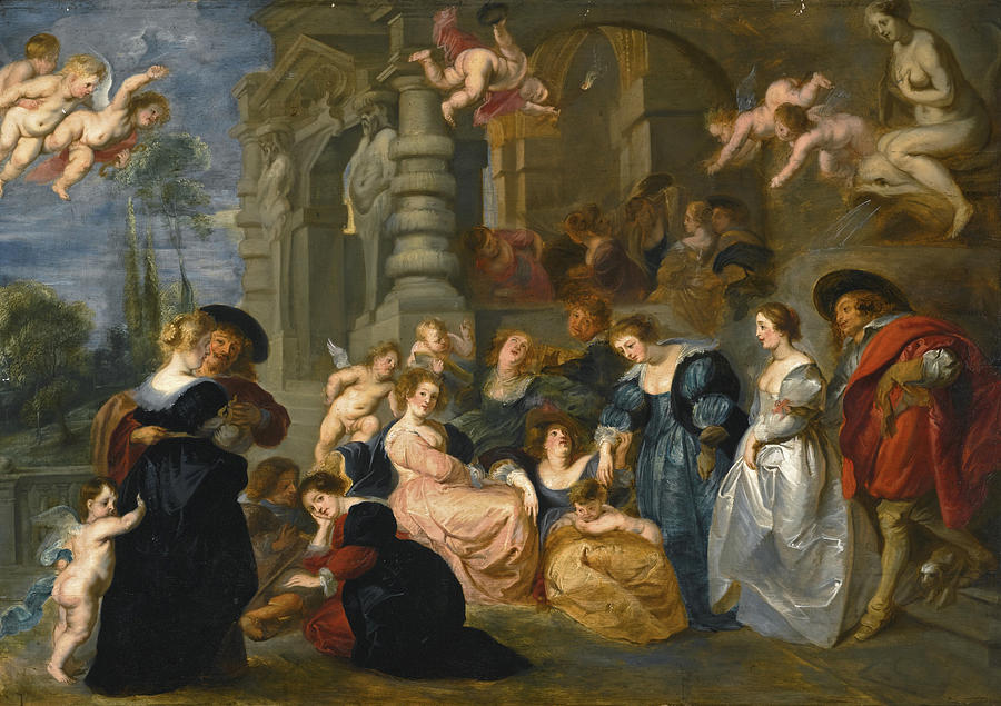  The Garden of Love Painting by Follower of Peter Paul Rubens
