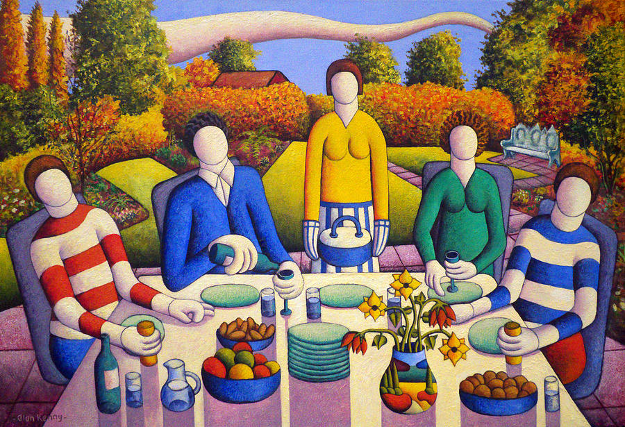 The Garden Party  Painting by Alan Kenny