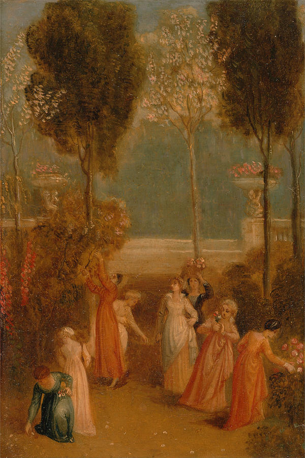 The Garden Painting by Thomas Stothard