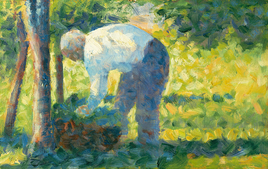 The Gardener Painting by Georges-Pierre Seurat