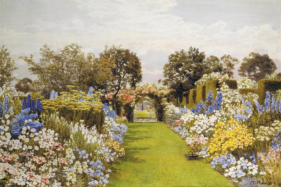 The gardens at Clandon Park Painting by MotionAge Designs - Fine Art ...