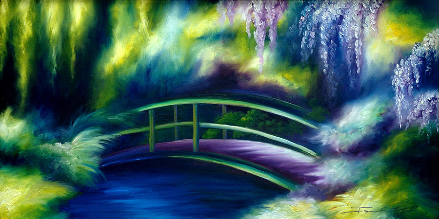 The Gardens of Givernia Painting by James Hill