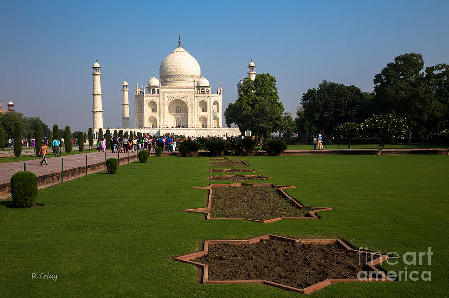 The Gardens of the Taj Mahal Photograph by Rene Triay FineArt Photos