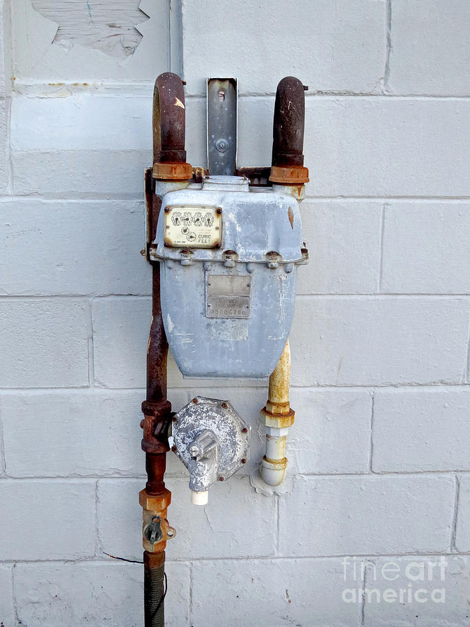 The Gas Meter. Photograph by Sandra Church