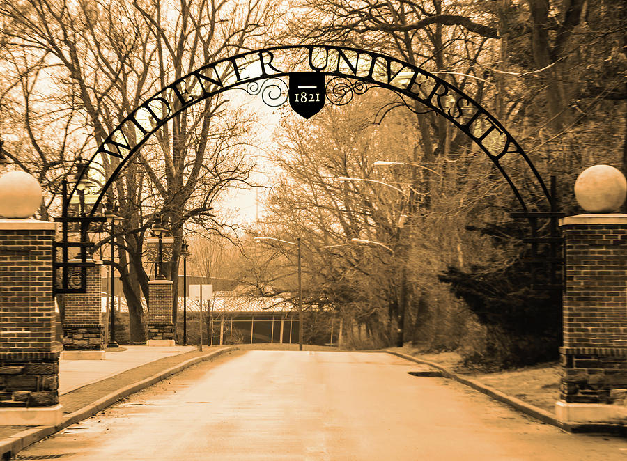 The Gate at Widener University Photograph by Bill Cannon