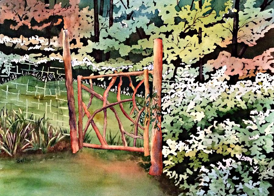 The Gate Painting by Beth Fontenot