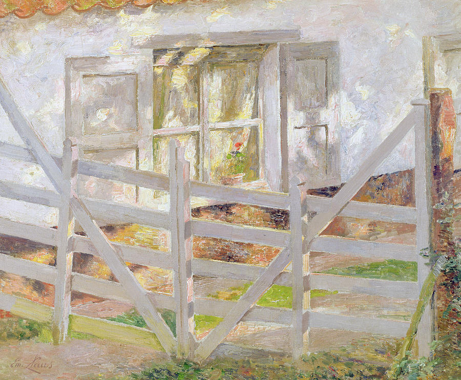 The Gate Painting by Emile Claus